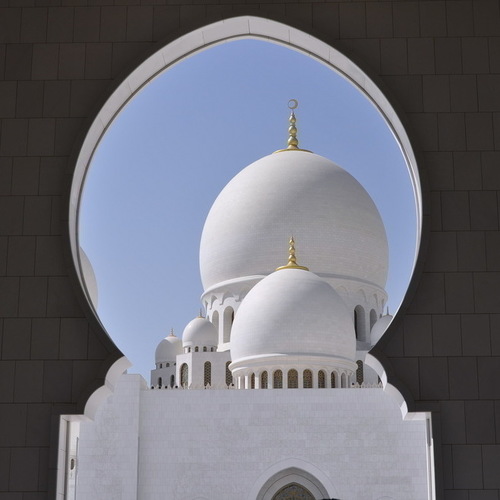 Sheikh Zayed Grand Mosque.<br/> Made with love
